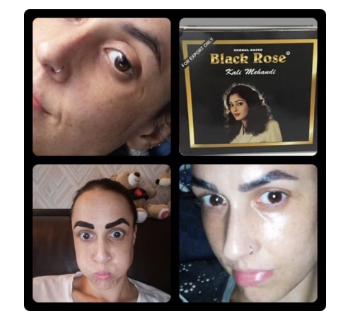 beautybyash hennabrows black rose